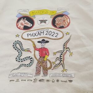 Vans PHXAM 2022 Graphic Tote Halloween Skeleton cowboy Snake Desert